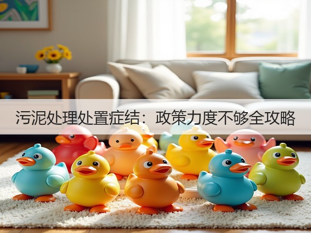污泥处理处置症结：政策力度不够全攻略(图3)