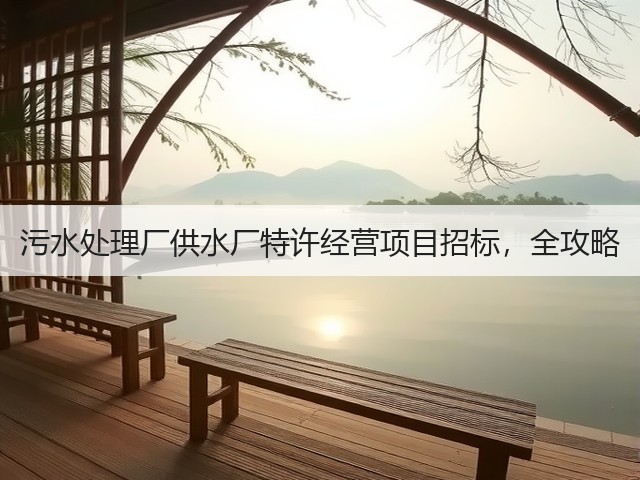 污水处理厂供水厂特许经营项目招标,全攻略(图3) 污水处理厂供水厂特许经营项目招标,全攻略(图3)