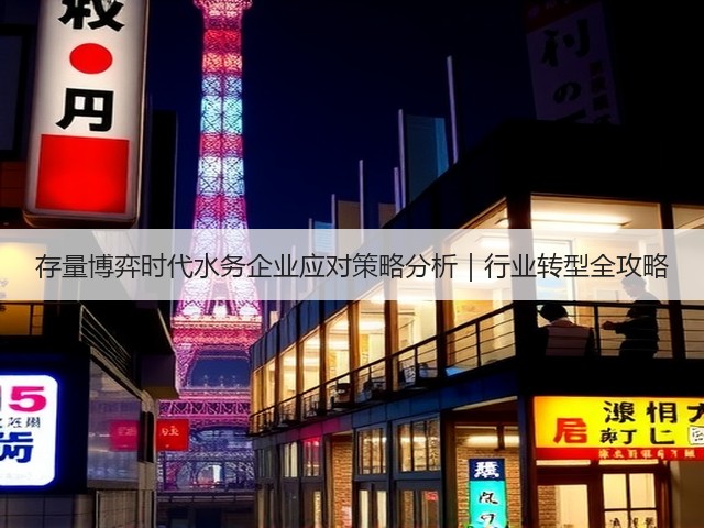 存量博弈时代水务企业应对策略分析｜行业转型全攻略(图3)