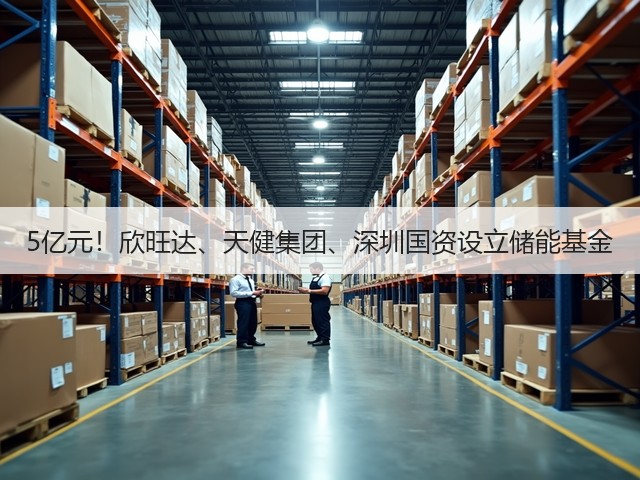 5亿元！欣旺达、天健集团、深圳国资设立储能基金(图2)
