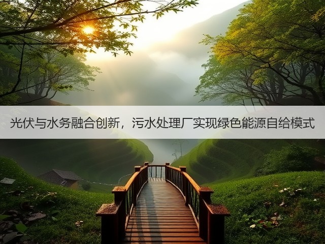 光伏与水务融合创新，污水处理厂实现绿色能源自给模式(图3)