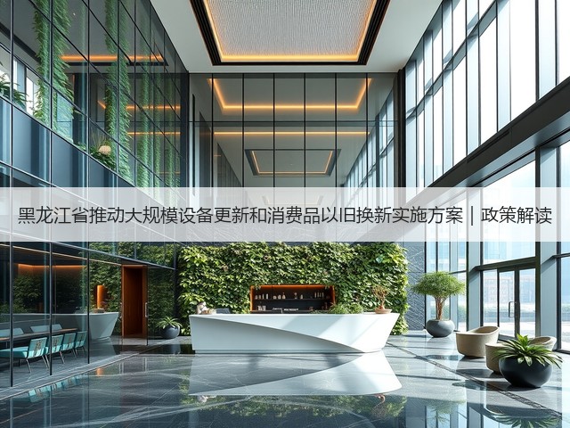 黑龙江省推动大规模设备更新和消费品以旧换新实施方案｜政策解读(图1)