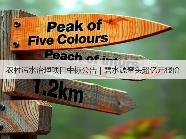 农村污水治理项目中标公告|碧水源牵头超亿元报价(图3) 农村污水治理项目中标公告|碧水源牵头超亿元报价(图3)