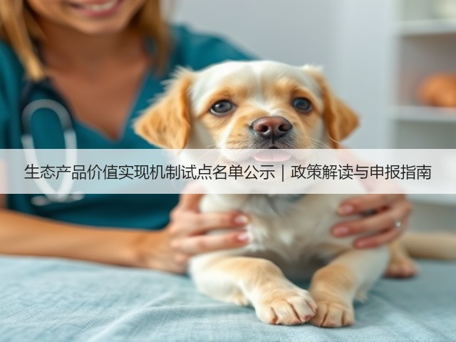生态产品价值实现机制试点名单公示｜政策解读与申报指南(图1)