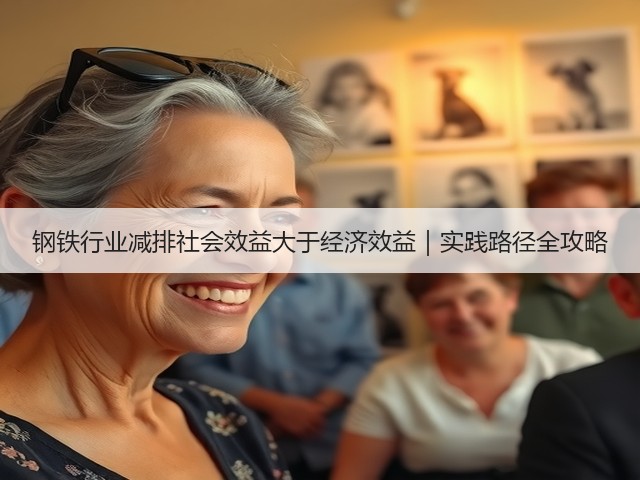 钢铁行业减排社会效益大于经济效益｜实践路径全攻略(图1)