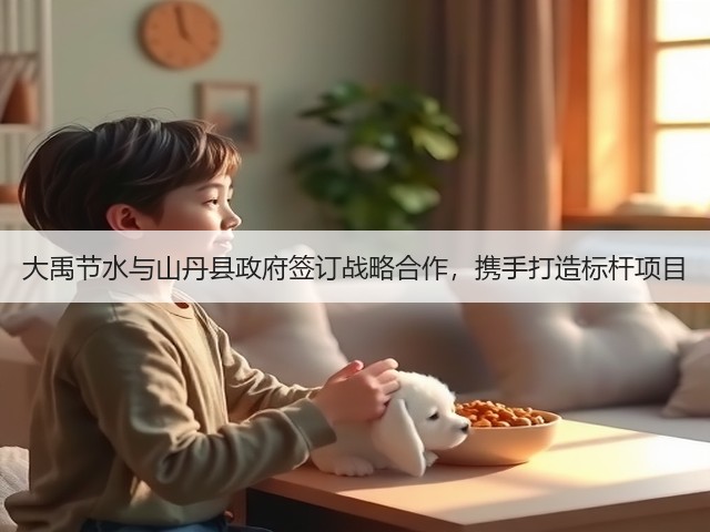 大禹节水与山丹县政府签订战略合作，携手打造标杆项目(图2)