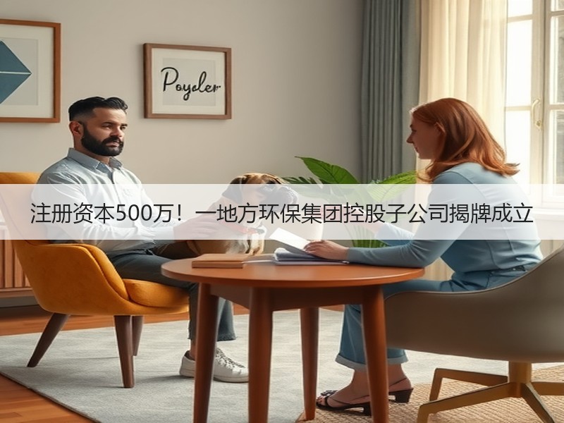 注册资本500万！一地方环保集团控股子公司揭牌成立