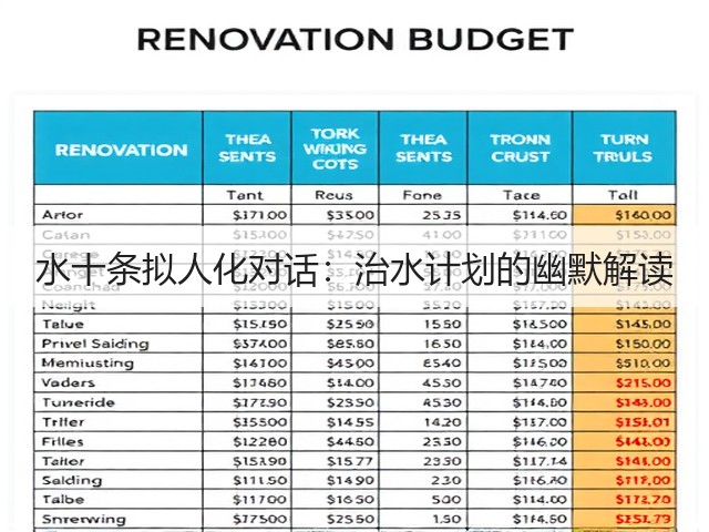 水十条拟人化对话：治水计划的幽默解读(图3)