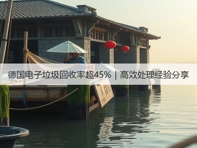 德国电子垃圾回收率超45%｜高效处理经验分享(图2)