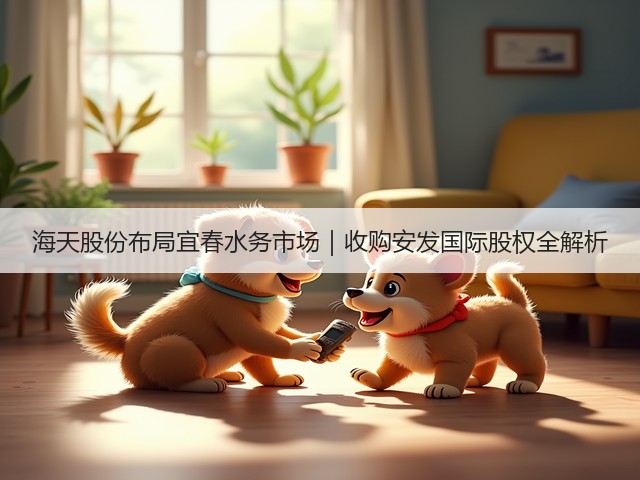 海天股份布局宜春水务市场｜收购安发国际股权全解析(图3)