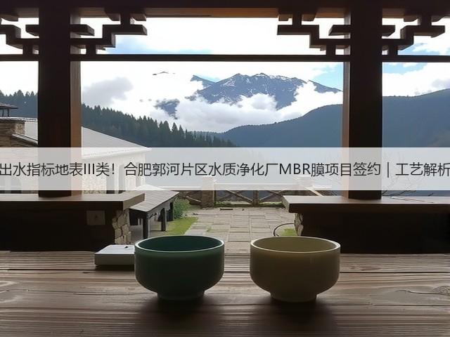出水指标地表III类！合肥郭河片区水质净化厂MBR膜项目签约｜工艺解析(图1)
