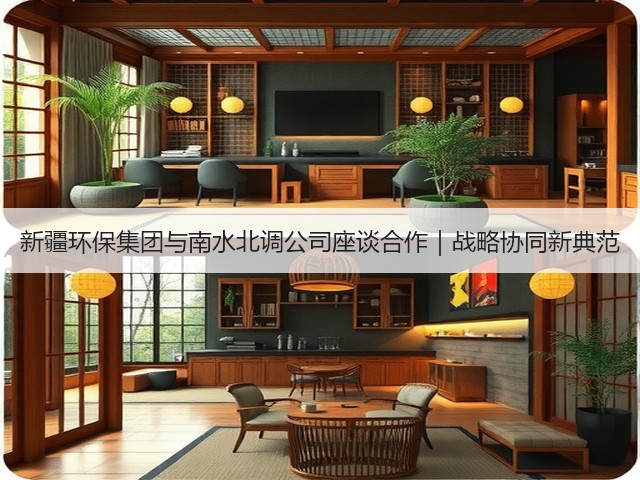 新疆环保集团与南水北调公司座谈合作｜战略协同新典范(图1)