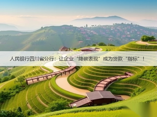 人民银行四川省分行：让企业“降碳表现”成为贷款“指标”！(图3)