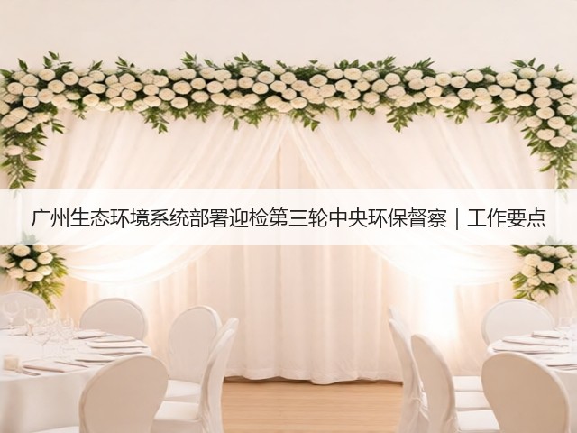 广州生态环境系统部署迎检第三轮中央环保督察｜工作要点(图1)
