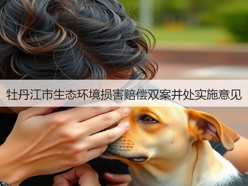 牡丹江市生态环境损害赔偿双案并处实施意见