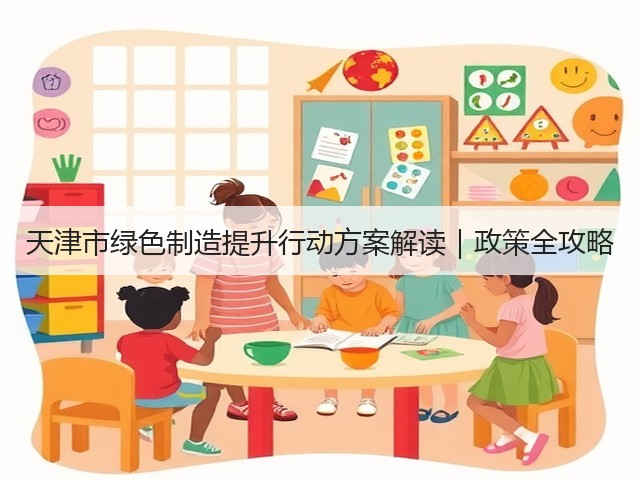 天津市绿色制造提升行动方案解读｜政策全攻略(图1)