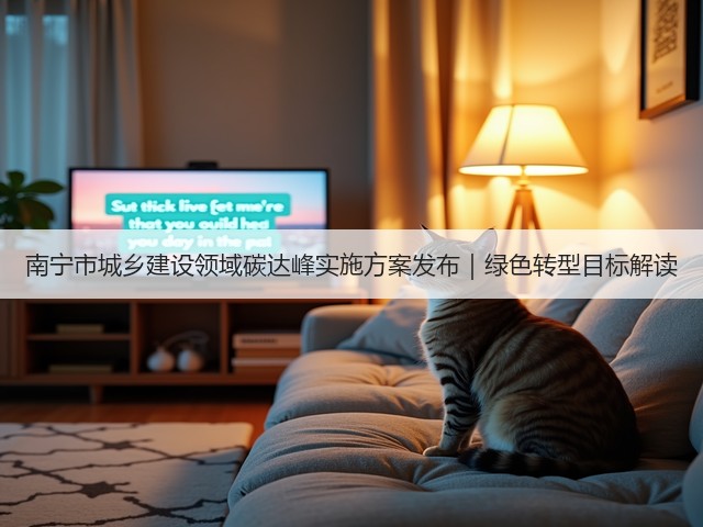 南宁市城乡建设领域碳达峰实施方案发布｜绿色转型目标解读(图1)