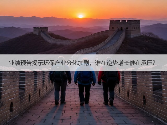 业绩预告揭示环保产业分化加剧,谁在逆势增长谁在承压?(图3) 业绩预告揭示环保产业分化加剧,谁在逆势增长谁在承压?(图3)