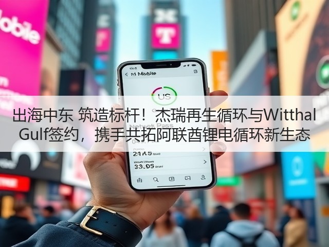 出海中东 筑造标杆！杰瑞再生循环与Witthal Gulf签约，携手共拓阿联酋锂电循环新生态(图1)