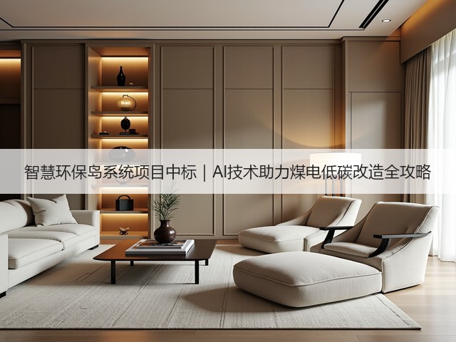 智慧环保岛系统项目中标｜AI技术助力煤电低碳改造全攻略(图3)