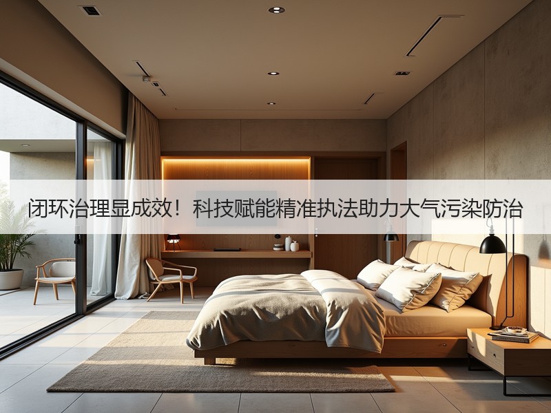 闭环治理显成效！科技赋能精准执法助力大气污染防治