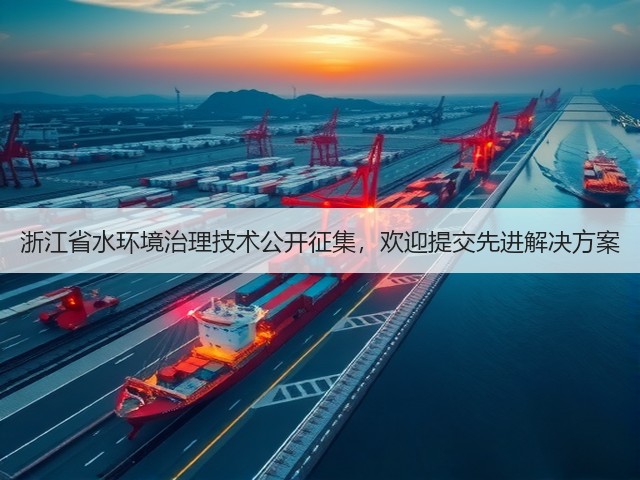 浙江省水环境治理技术公开征集，欢迎提交先进解决方案(图3)
