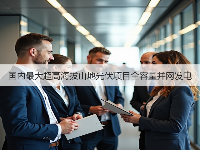 国内最大超高海拔山地光伏项目全容量并网发电(图3)