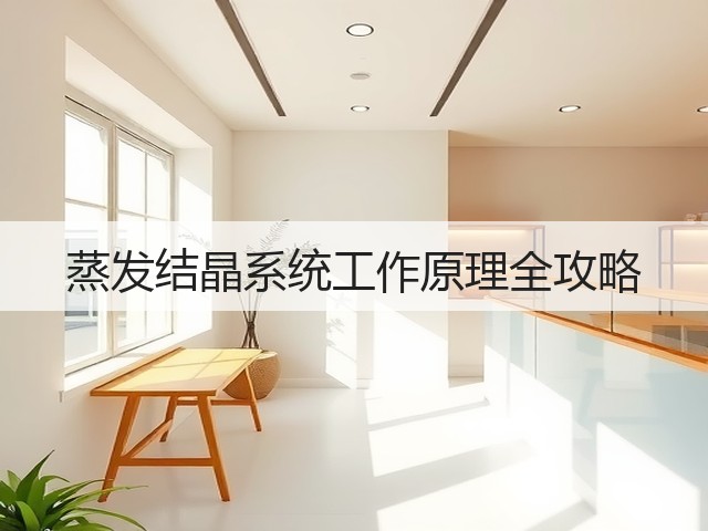 蒸发结晶系统工作原理全攻略(图2)