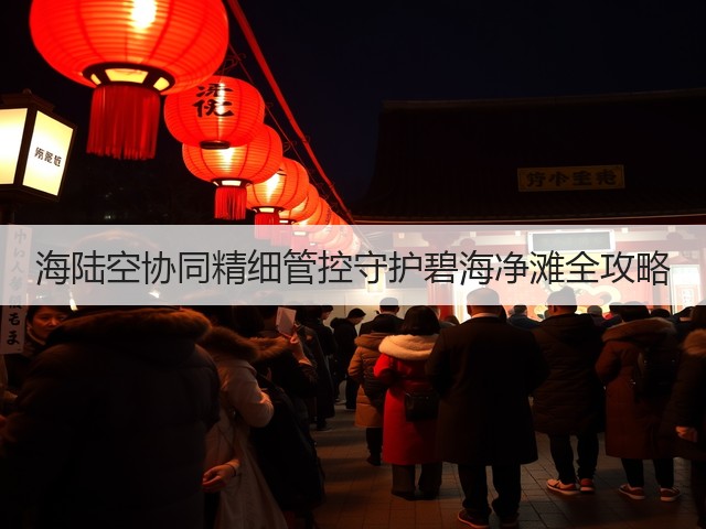 海陆空协同精细管控守护碧海净滩全攻略(图2) 海陆空协同精细管控守护碧海净滩全攻略(图2)