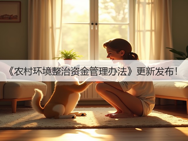 《农村环境整治资金管理办法》更新发布!(图3) 《农村环境整治资金管理办法》更新发布!(图3)