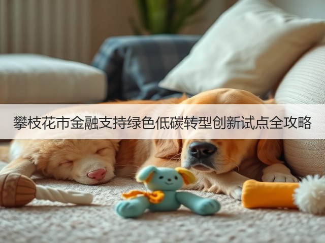 攀枝花市金融支持绿色低碳转型创新试点全攻略(图3)