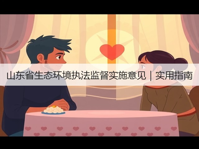 山东省生态环境执法监督实施意见｜实用指南(图2)