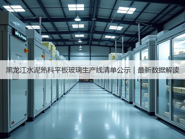 黑龙江水泥熟料平板玻璃生产线清单公示｜最新数据解读(图2)