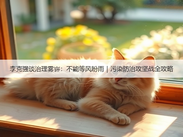 李克强谈治理雾霾：不能等风盼雨｜污染防治攻坚战全攻略(图2)