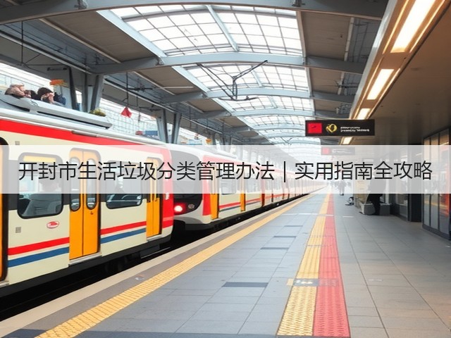 开封市生活垃圾分类管理办法｜实用指南全攻略(图2)