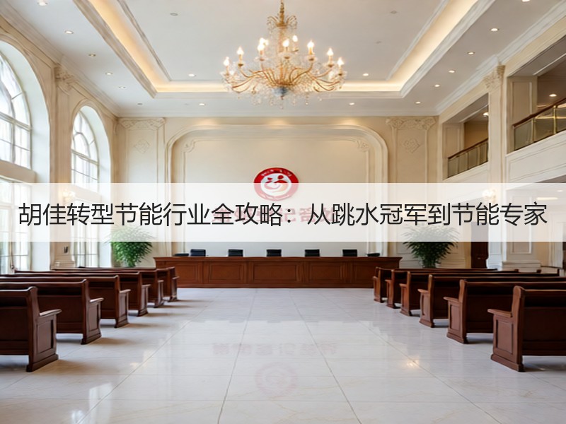 胡佳转型节能行业全攻略：从跳水冠军到节能专家