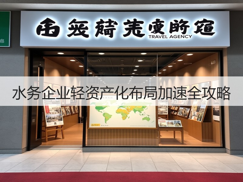 水务企业轻资产化布局加速全攻略