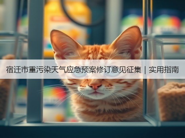 宿迁市重污染天气应急预案修订意见征集|实用指南(图2) 宿迁市重污染天气应急预案修订意见征集|实用指南(图2)