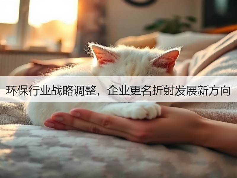 环保行业战略调整，企业更名折射发展新方向