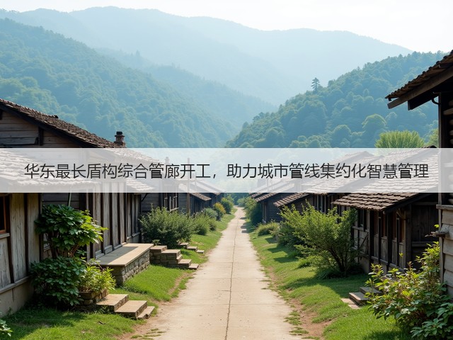 华东最长盾构综合管廊开工,助力城市管线集约化智慧管理(图2) 华东最长盾构综合管廊开工,助力城市管线集约化智慧管理(图2)