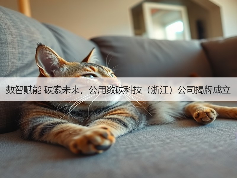 数智赋能 碳索未来，公用数碳科技（浙江）公司揭牌成立