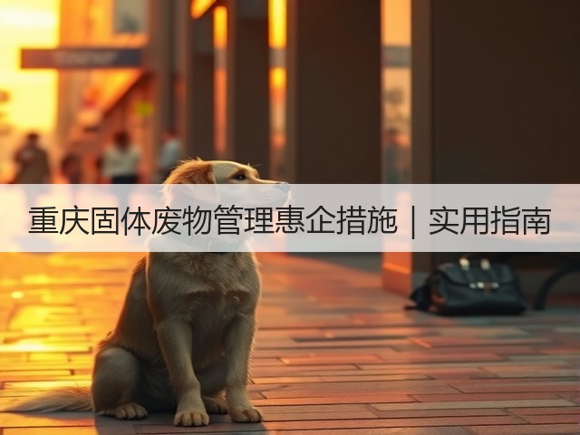 重庆固体废物管理惠企措施｜实用指南(图2)