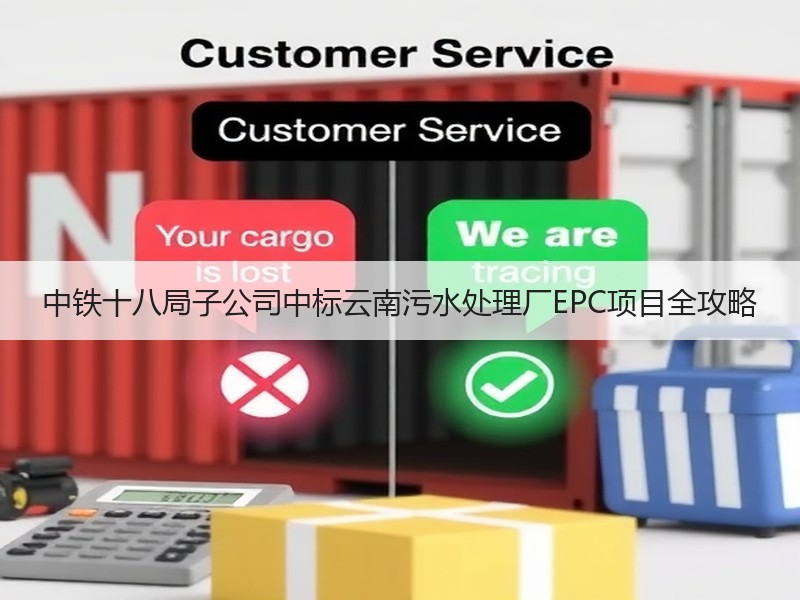 中铁十八局子公司中标云南污水处理厂EPC项目全攻略