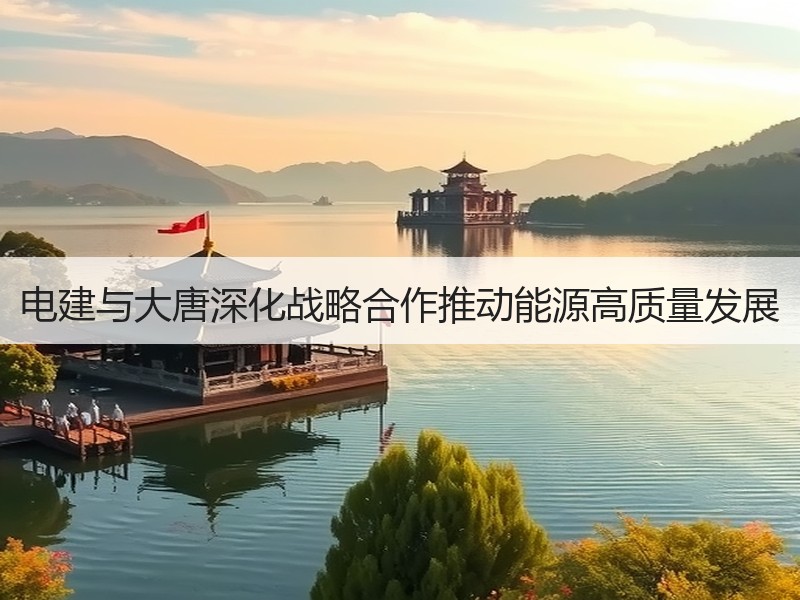 电建与大唐深化战略合作推动能源高质量发展