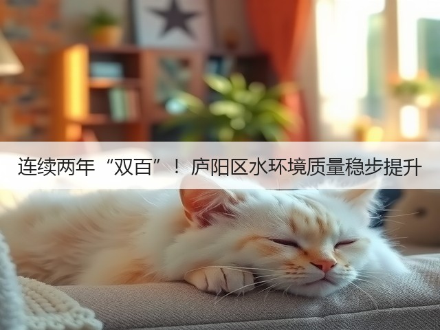 连续两年“双百”！庐阳区水环境质量稳步提升(图2)