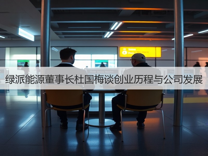 绿派能源董事长杜国梅谈创业历程与公司发展