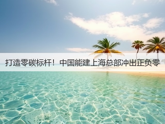打造零碳标杆!中国能建上海总部冲出正负零(图2) 打造零碳标杆!中国能建上海总部冲出正负零(图2)