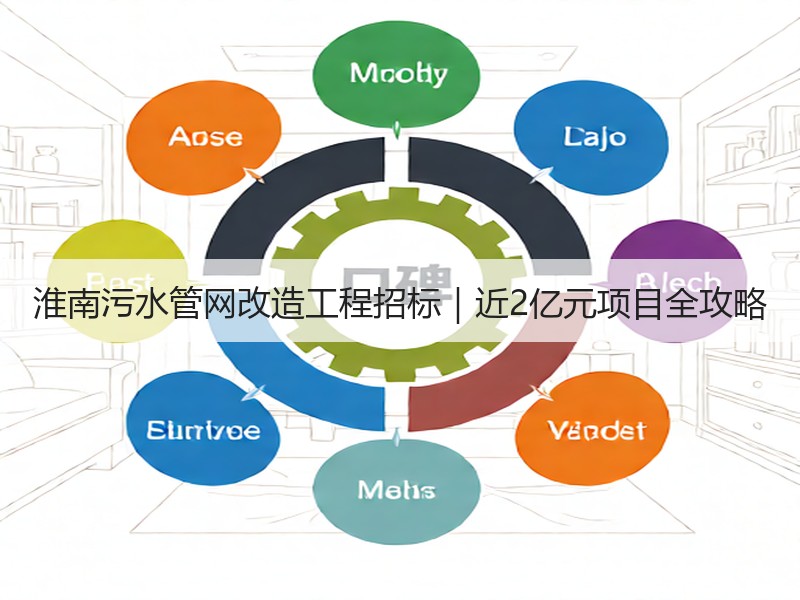 淮南污水管网改造工程招标｜近2亿元项目全攻略