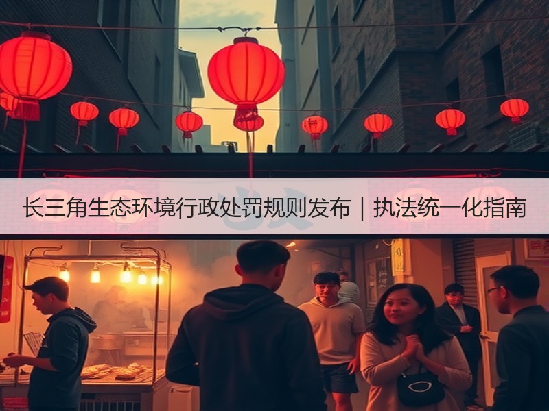 长三角生态环境行政处罚规则发布｜执法统一化指南