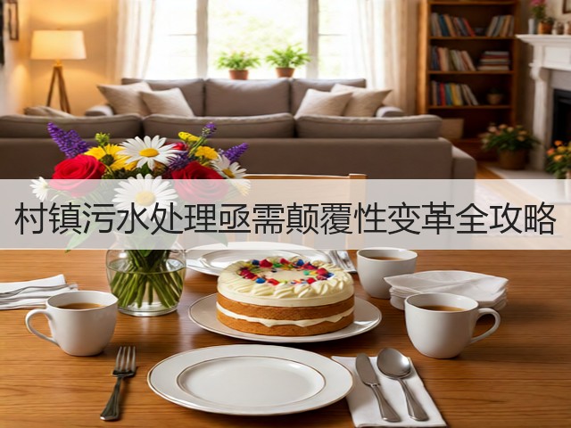 村镇污水处理亟需颠覆性变革全攻略(图2)